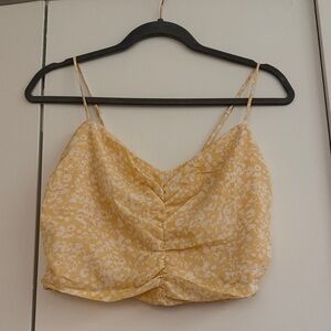 Abercrombie & Fitch Yellow Floral Camisole